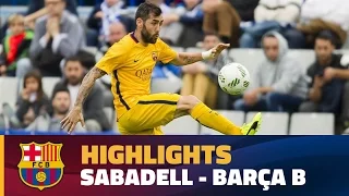 [HIGHLIGHTS] FUTBOL (2AB): CE Sabadell - FC Barcelona B (1-1)