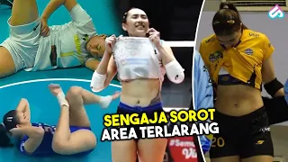 YOLLA YULIANA BIKIN BASAH KAMERAMEN! 10 Momen Atlet Voli Putri Indonesia yang Bikin Salah Fokus