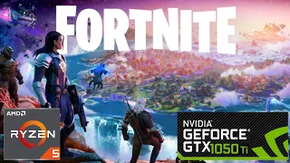 Fortnite GTX 1050 Ti + Ryzen 5 3600X 1080p