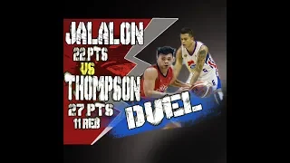 Scottie Thompson vs Jio Jalalon Full Duel Highlights | 3-17-2019 | Thompson 27 pts - Jalalon 22 pts