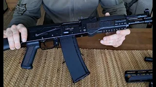 "AK-74" / SAIGA MKK-102 disassembly and replacing the handguard and muzzle device