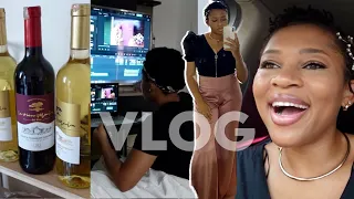 ☁ NEW WIFE DIARIES: getting microlocs, quiet days at home, outing with hubby