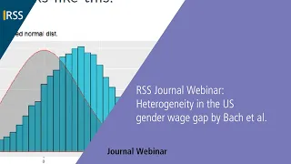 RSS Journal Webinar: Heterogeneity in the US gender wage gap by Bach et al.