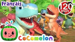 10 petits dinos | CoComelon en Français | Chansons pour bébés