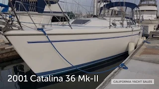 2001 Catalina 36 Mk II Sailboat Walkthrough | California Yacht Sales