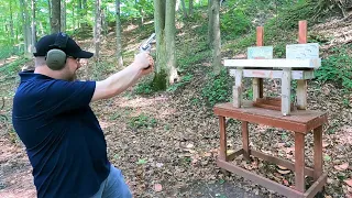 10mm, .357 Mag and .44 Mag - Target Ammo VS Penetrating Copper Ammo - Wood Penetration Test