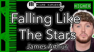 Falling Like The Stars (HIGHER +3) - James Arthur - Piano Karaoke Instrumental
