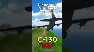 PLANES VS SHORTEST RUNWAY | #turbopropfs #turbopropflightsimulator #flightsimulator #challenge