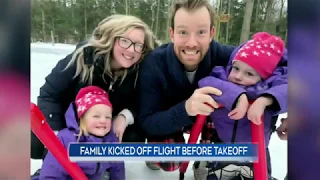 Family kicked off plane because daughter threw up before takeoff forced to cancel vacation (CTV)