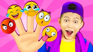 Finger Family Emoji Song | Kids Songs and Nursery Rhymes | Dominoki