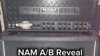 Neural Amp Modeler A/B Test Reveal - Mesa Dual Rectifier Multiwatt Marshall 1960A 4X12 Eminence DV77
