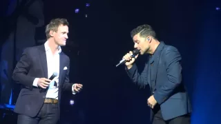 Ricky Martin with Luke Kennedy She's All I Ever Had live Star Event Centre Sydney 14/10/13