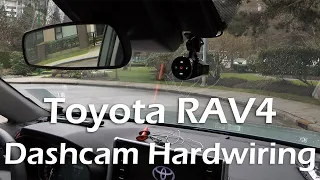 Toyota RAV4 (2019-2023): How To Hardwire The Dashcam To The Fuse Box.