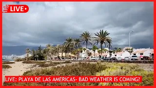 LIVE: BAD Weather on the way to Tenerife? Las Americas March 2024 ☀️ Canary Islands