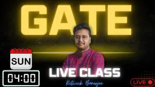 GATE Engineering Maths: Live Class Every Sunday at 4PM! (Lecture-2)