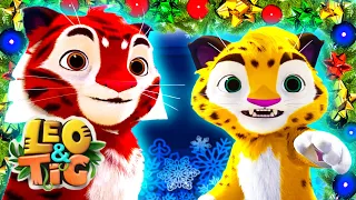 LEO and TIG 🦁 Christmas Spirit 🎄🎅 Christmas collection ⭐ Moolt Kids Toons Happy Bear