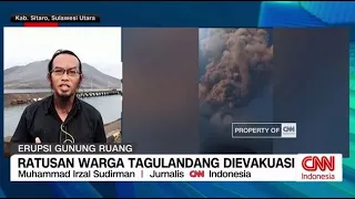 Dampak Erupsi Gunung Ruang, Ratusan Warga Tagulandang Dievakuasi