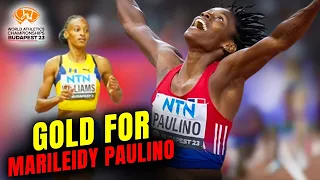 Marileidy Paulino Strikes Gold & Sada Williams Takes Bronze | Budapest World Championships