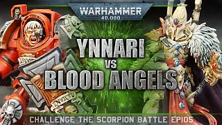 Ynnari vs Blood Angels Warhammer 40K Battle Report 9th Edition 2000pts CTS105 FIRST ENCOUNTER!