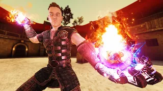 USING EVERY ELEMENTAL SPELL in Blade and Sorcery VR
