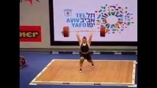KASHIRINA Tatiana .RUS . +75kg Category Women .180kg Clean&Jerk 12/04/14