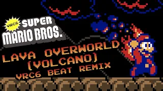 NSMB (Wii/3DS/U)- Lava Overworld [NES VRC6 music+oscilloscope]