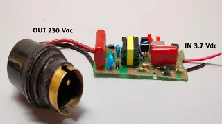 High Voltage||Mini inverter|| 3.7vdc convert in to 230vac||Old Electric mosquito net circuit#shorts