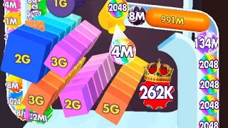 Bounce Merge | bounce and collect in bounce Merge 2048..4096 part 01 #Bouncemerge
