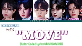 (T5) TREASURE "MOVE" Color Coded Lyrics (HAN/ROM/IND)