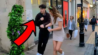 Bushman Prank: Best Male Reactions Ever!