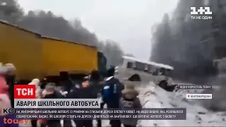 У Житомирській області шкільний автобус в'їхав у кювет