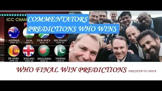 Predictions who win final match Rameez raja predictions ICC Champion trophy 2017
