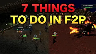 7 Things to Do in RuneScape 3 as a F2P Player