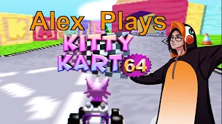 Mario Kart 64 As A Horror Game - Kitty Kart 64 -  Alex Plays