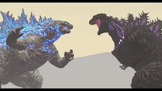 Legendary Godzilla vs Shin Godzilla [SFM]