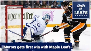 Matt Murray Gets First Win With Toronto Maple Leafs As Big Boys Step Up Against Pittsburgh Penguins