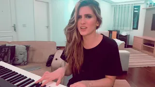 Por um minuto - Bruno e Marrone (piano e voz Fernanda Salgado)