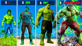 $1 HULK SUIT into $1,000,000,000 HULK SUIT in GTA 5!