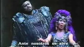 Final scene - Luciano Pavarotti & Maria Chiara (from Verdi's Aida)