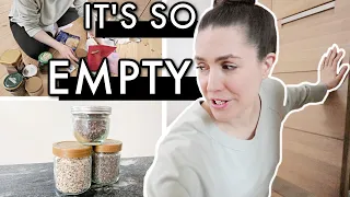 MINIMALISM | Minimalist Pantry Declutter & Organize (I'm NOT *aesthetic* 😜) | MESSY TO MINIMAL 2021