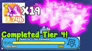 Got Full Team Of Dark Matter M-6 Prototype! Completed Tier 4 Collection! - Pet Simulator X Roblox