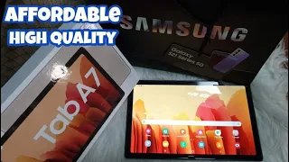 SAMSUNG Galaxy Tab A7 Tablet Unboxing and First Impression / Price and Specs