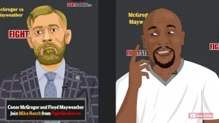 Conor McGregor vs Floyd Mayweather Pre-Fight Interview - feat. Nate Diaz