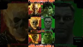 Multiverso Ghost Rider Vs Multiverso Hulk/TikTok Challenge Marvel Humor. #shorts YouTube