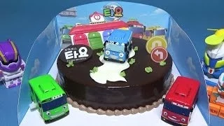 Tayo 타요 케이크 꼬마버스 타요타요 또봇 Y W 장난감 Tayo the little bus Cake & toys