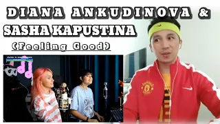 Sasha Kapustina with Guest Diana Ankudinova - Feeling Good || Reaction