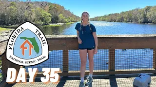 Seeing my first MANATEES on trail! | Florida Trail Day 35