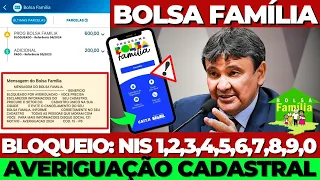 🚨AVERIGUAÇÃO CADASTRAL BOLSA FAMÍLIA: NOVA MENSAGEM no APP - BLOQUEADOS SERÃO LIBERADOS em MAIO?