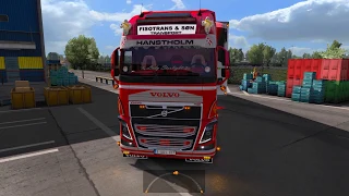 Volvo FH16 540 Fisotrans + Trailer mod Euro Truck Simulator 2 (1.32 - 1.34)