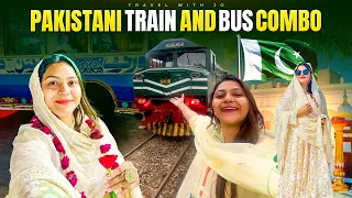 Indian Girl in Pakistan🇵🇰 Pakistani Train & Pakistani bus Journey | Nankana Sahib to Kartarpur Sahib